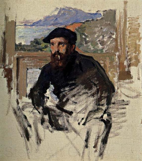 Claude Monet Self-Portrait Spain oil painting art